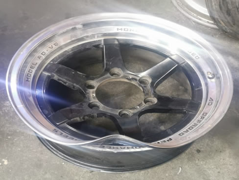 Alloy wheel bending services in Bloemfontein